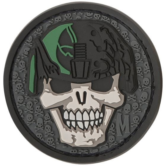Maxpedition Soldier Skull (SWAT) Morale Patch