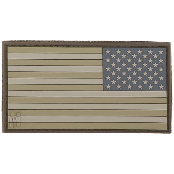 Maxpedition Reverse USA Flag Pieni Moraalimerkki Arid