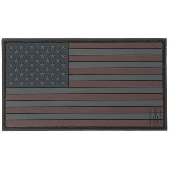 Maxpedition USA Flag Iso Moraalimerkki Stealth
