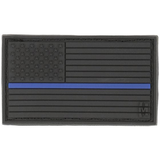 Maxpedition USA Flag Pieni Moraalimerkki LE Thin Blue Line