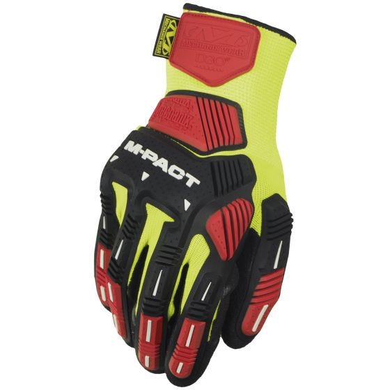 Mechanix Wear The Safety M-Pact Knit CR3A3 Käsineet - Hi-Viz Yellow