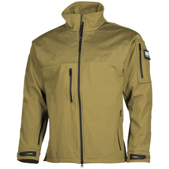 MFH Australia Soft Shell -takki - Coyote Tan