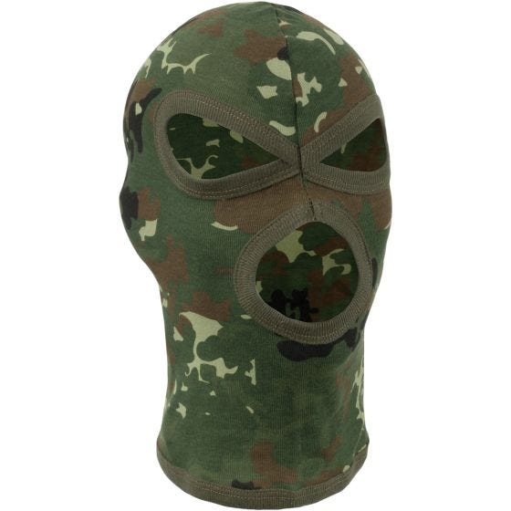 MFH 3-aukkoinen Kommandopipo Kevyt Puuvilla Flecktarn