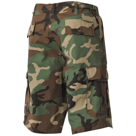 MFH US BDU Bermudashortsit Ripstop - Woodland