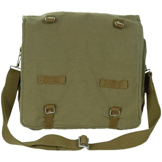 MFH BW Combat Iso Laukku OD Vihreä Kivipesty