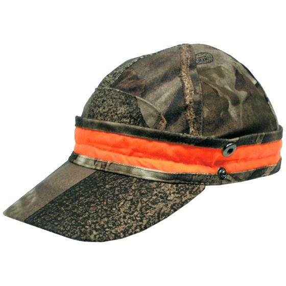 MFH Metsästäjän Lakki Sisältää Fluoresoivan Nauhan - Hunter Brown
