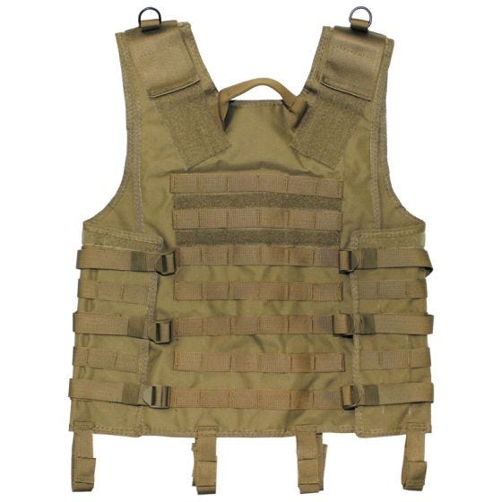MFH Vest MOLLE Light Coyote