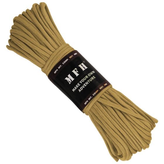 MFH Paracord-naru 100 ft Coyote