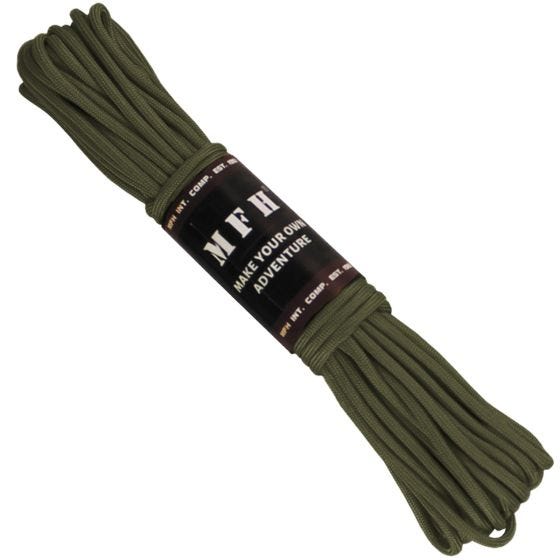 MFH Paracord-naru 50 ft Od-Vihreä