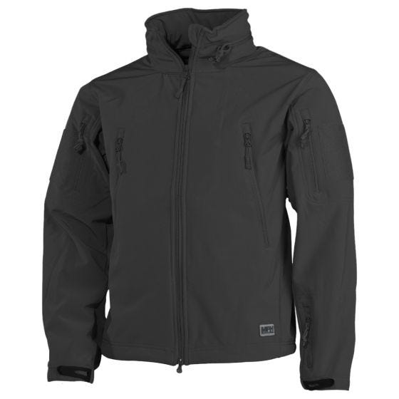 MFH Scorpion Soft Shell -takki - Musta