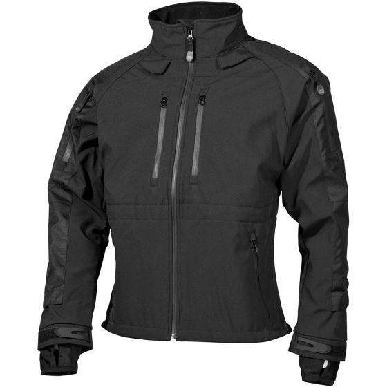 MFH Protect Softshell-takki - Musta