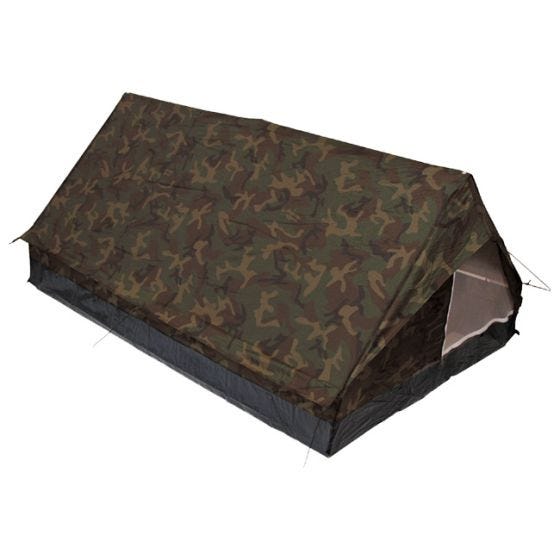 MFH 2 Hengen Minipack-teltta Hyttysverkollinen Woodland