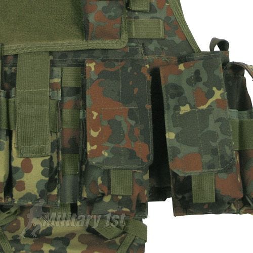 MFH Ranger MOLLE Taktinen Liivi Flecktarn