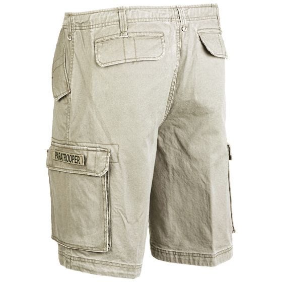 Mil-Tec Paratrooper Shorts Khaki