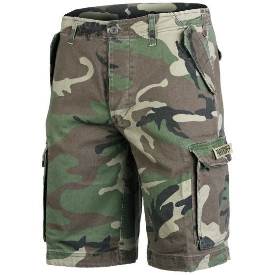Mil-Tec Paratrooper Shorts Woodland