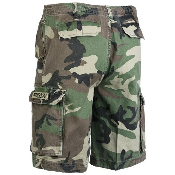 Mil-Tec Paratrooper Shorts Woodland