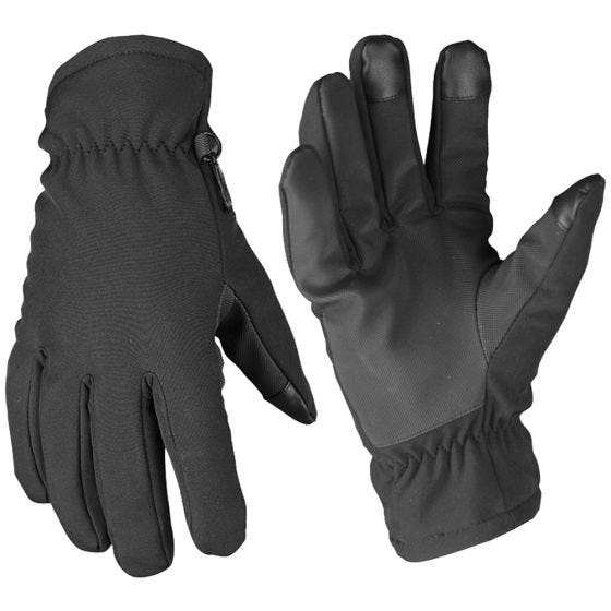 Mil-Tec Thinsulate Softshell-käsineet - Musta