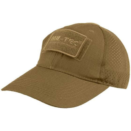 Mil-Tec Baseball-verkkolippis Dark Coyote