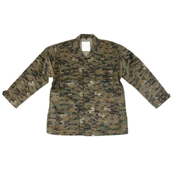 Mil-Tec BDU Taistelupaita - Digital Woodland