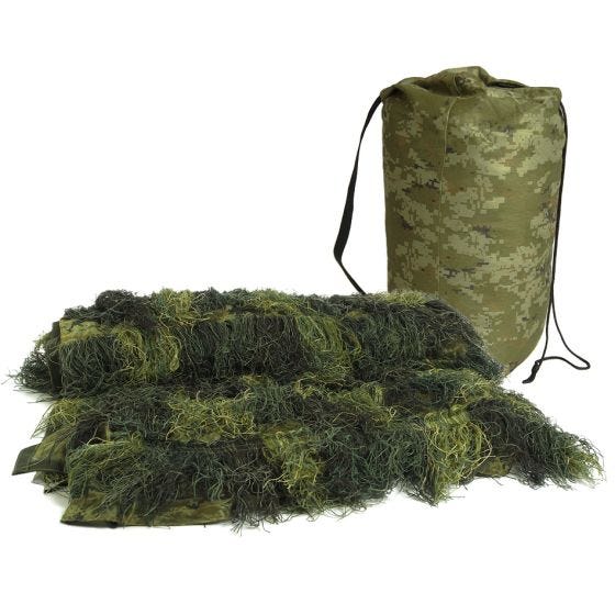 Mil-Tec Anti-Fire Naamiosuoja 140x100 cm Woodland