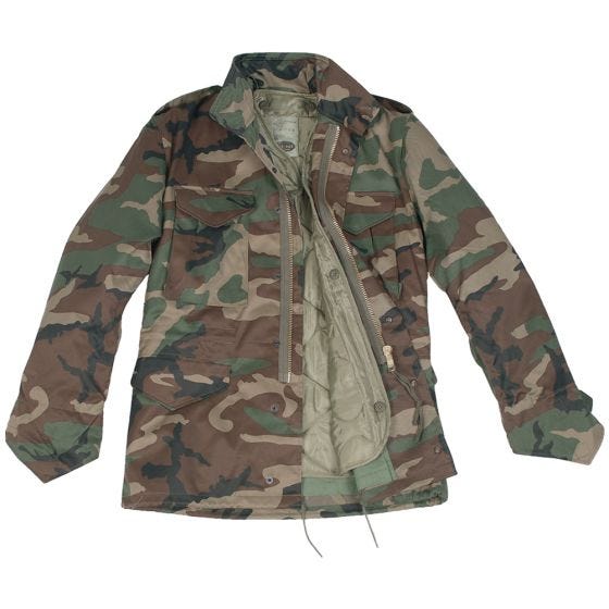 Mil-Tec Classic M65 US Takki - Woodland