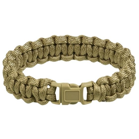 Mil-Tec Ranneke Paracord-naru 15 mm - Coyote