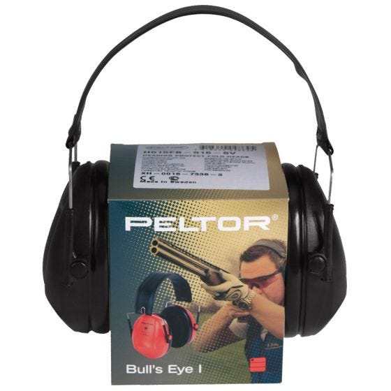 Peltor Bull's Eye I Kuulosuojaimet Musta
