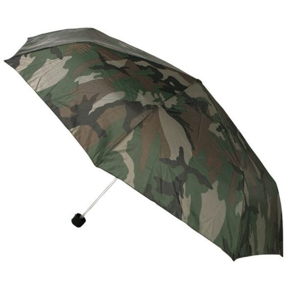Mil-Tec Mini Taitettava Sateenvarjo Woodland