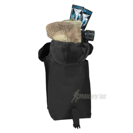 Mil-Tec MOLLE Iso Tarviketasku - Musta
