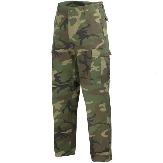 Mil-Tec BDU Ranger Taisteluhousut - Woodland