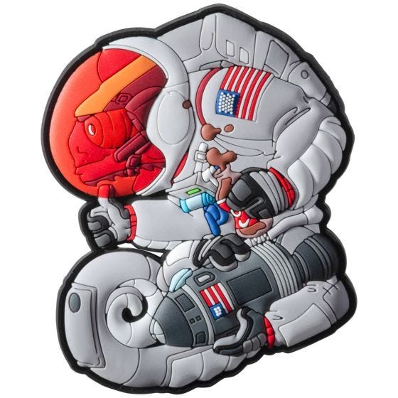 Patchlab Chameleon Apollo Armstrong Paikka Harmaa