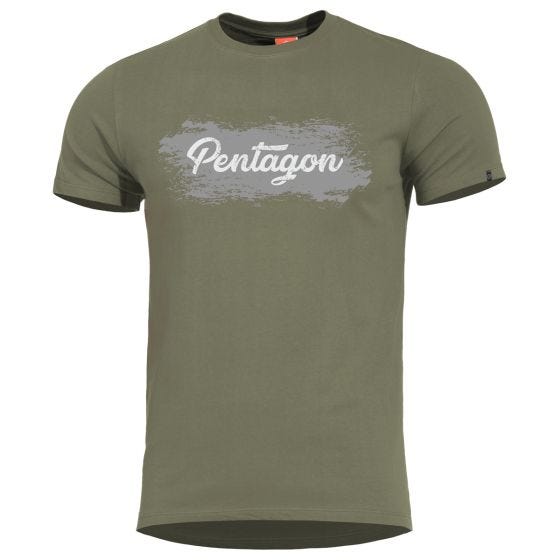 Pentagon Ageron Grunge T-paita Oliivi