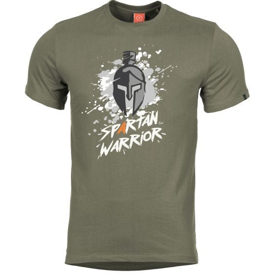 Pentagon Ageron Spartan Warrior T-paita Oliivi