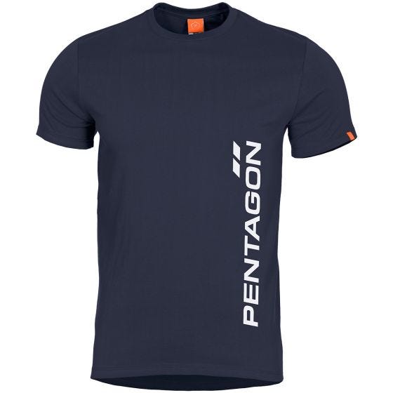 Pentagon Ageron Vertical T-paita Midnight Blue