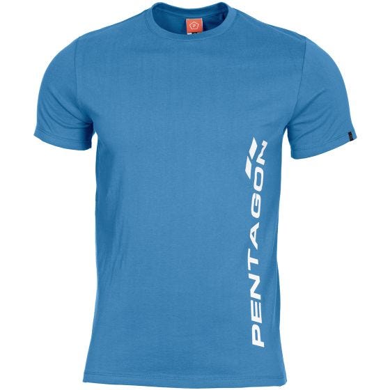 Pentagon Ageron Vertical T-paita Pacific Blue