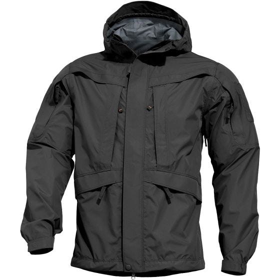 Pentagon Monsoon 2.0 Rain-Shell-takki Musta