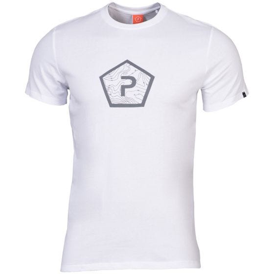 Pentagon Ageron Shape T-paita Valkoinen