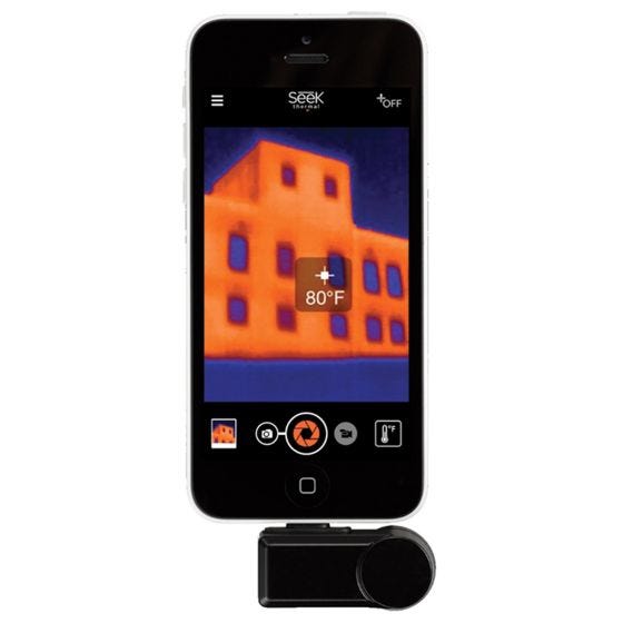 Seek Thermal XR iOS Kompakti Kamera - Musta