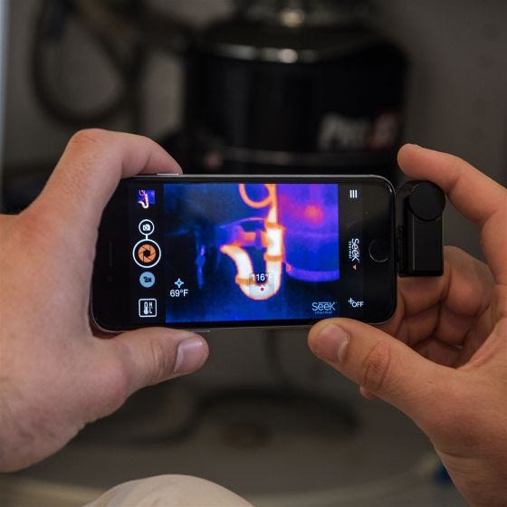Seek Thermal XR iOS Kompakti Kamera - Musta