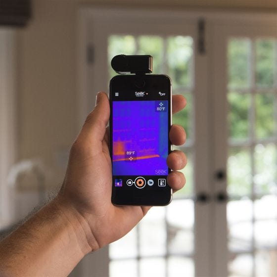 Seek Thermal XR iOS Kompakti Kamera - Musta