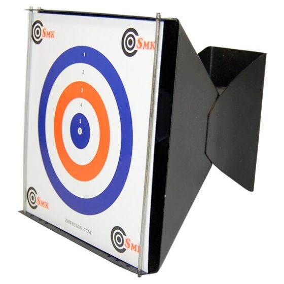 SMK Trumpet Maalitauluteline ja Ammussieppari 17x17
