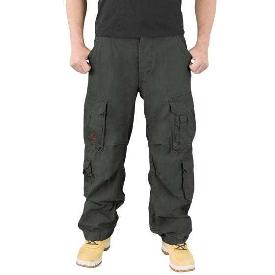 Surplus Airborne Vintage Housut - Musta