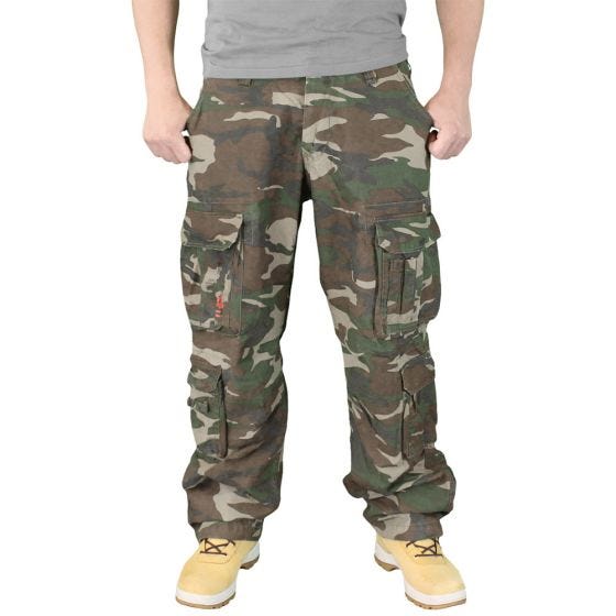 Surplus Airborne Vintage Housut - Woodland