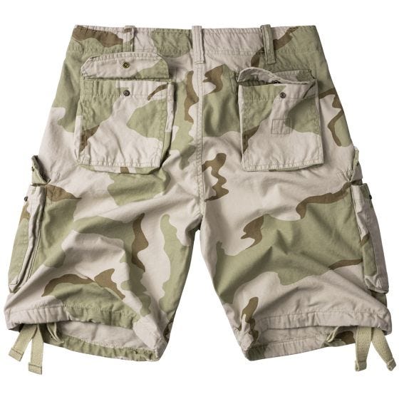 Surplus Airborne Vintage Shortsit 3-värinen Desert