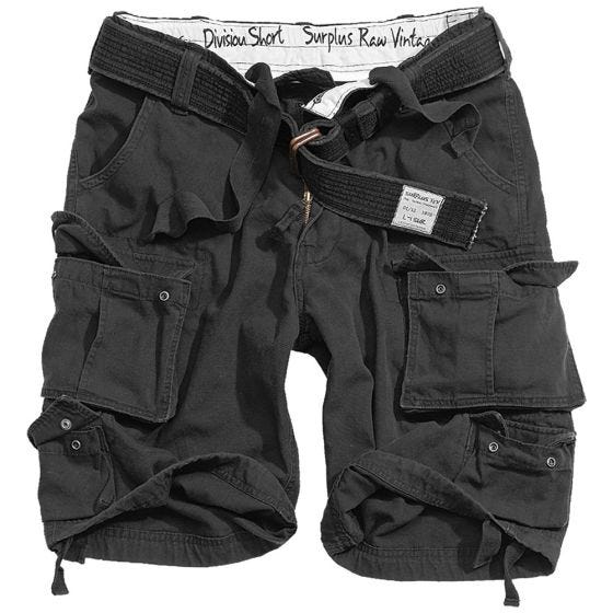 Surplus Division Shortsit - Musta