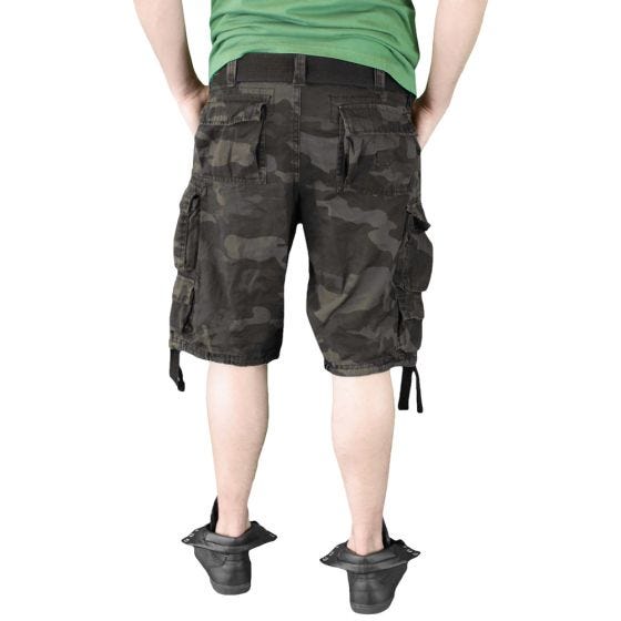 Surplus Division Shortsit - Black Camo