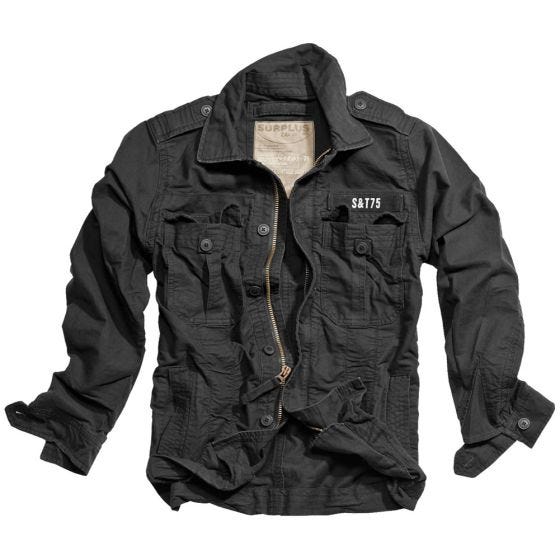 Surplus Heritage Vintage Takki - Musta