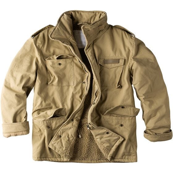 Surplus Paratrooper Talvitakki - Beige Pesty