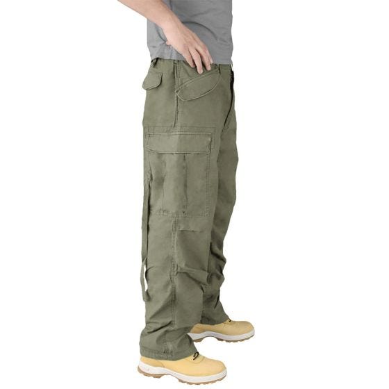 Surplus Vintage Fatigues Housut - Oliivi