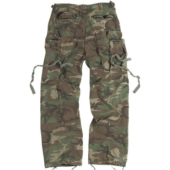 Surplus Vintage Fatigues Housut - Woodland